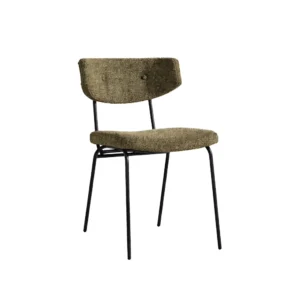 Padded Seat Dining Chair Color Olive