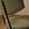 Padded Seat Dining Chair Color Olive