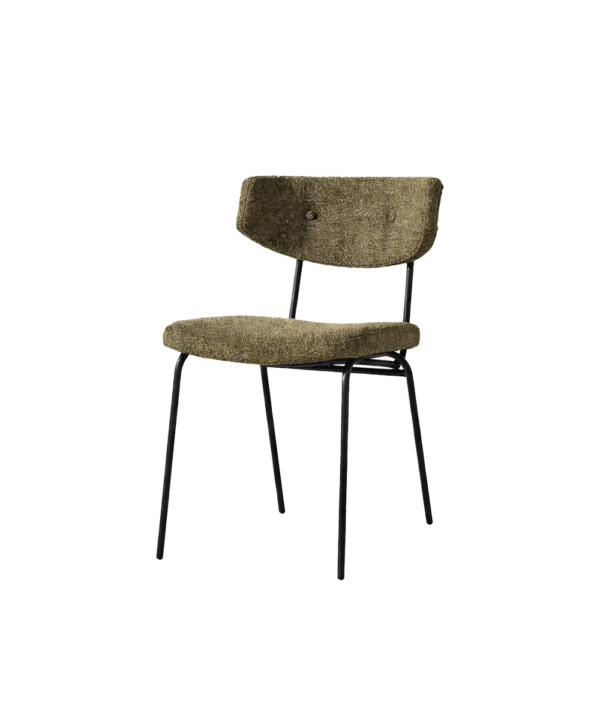 Padded Seat Dining Chair Color Olive
