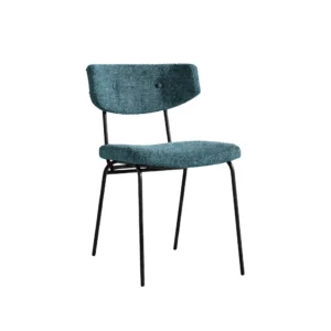 Padded Seat Dining Chair Color Dark Cyan